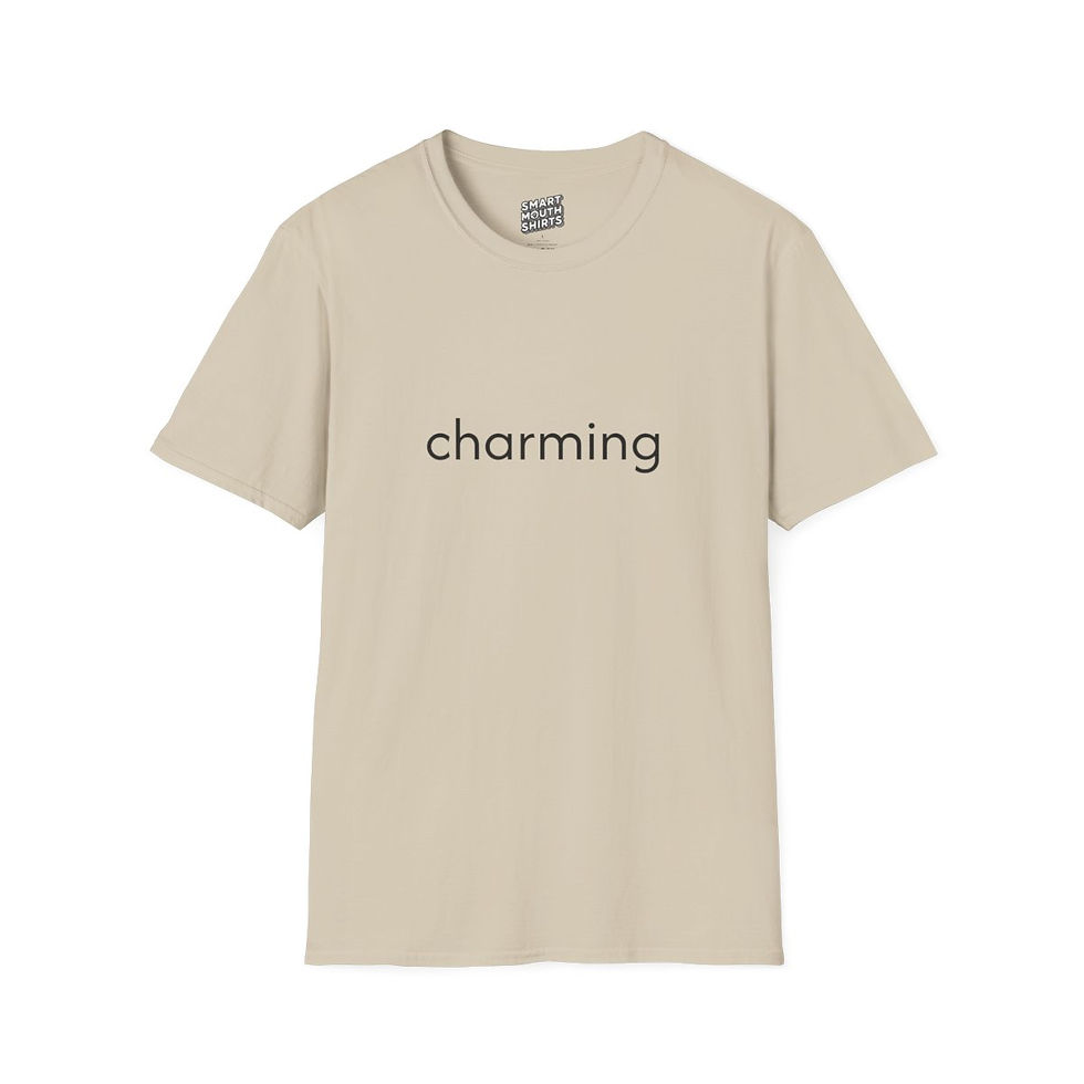 Thumbnail: Charming T-Shirt front view shown in tan