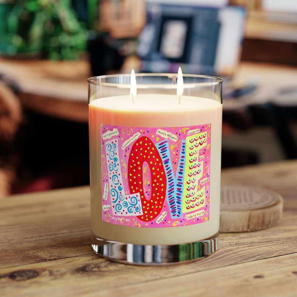 Thumbnail: LOVE Candle - Full Glass