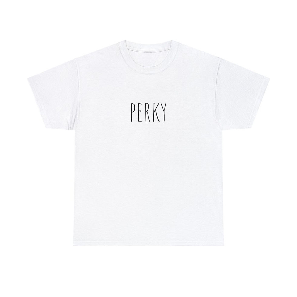 Thumbnail: perky peacock t-shirt front in white