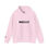 Thumbnail: Melly Hoodie front view shown in pink
