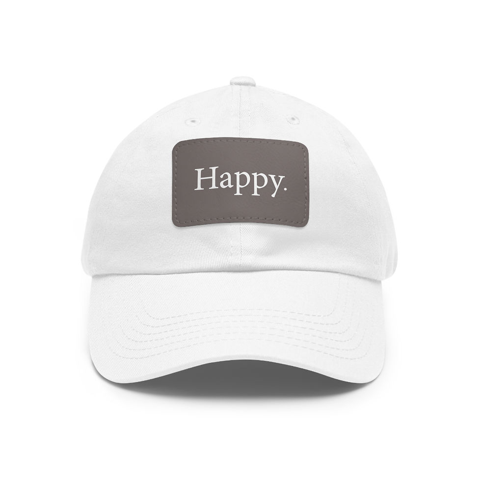 Thumbnail: Happy Hat with Leather Patch