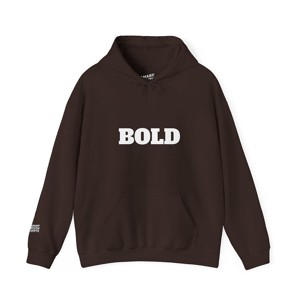 Thumbnail: Bold Hoodie front view shown in brown