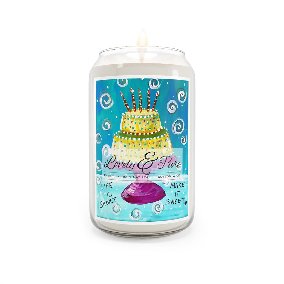 Thumbnail: Happy Birthday Cake, Lovely & Pure Scented Candles