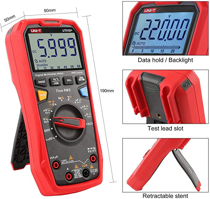 Miniatura: MULTIMETRO DIGITAL UT61D+