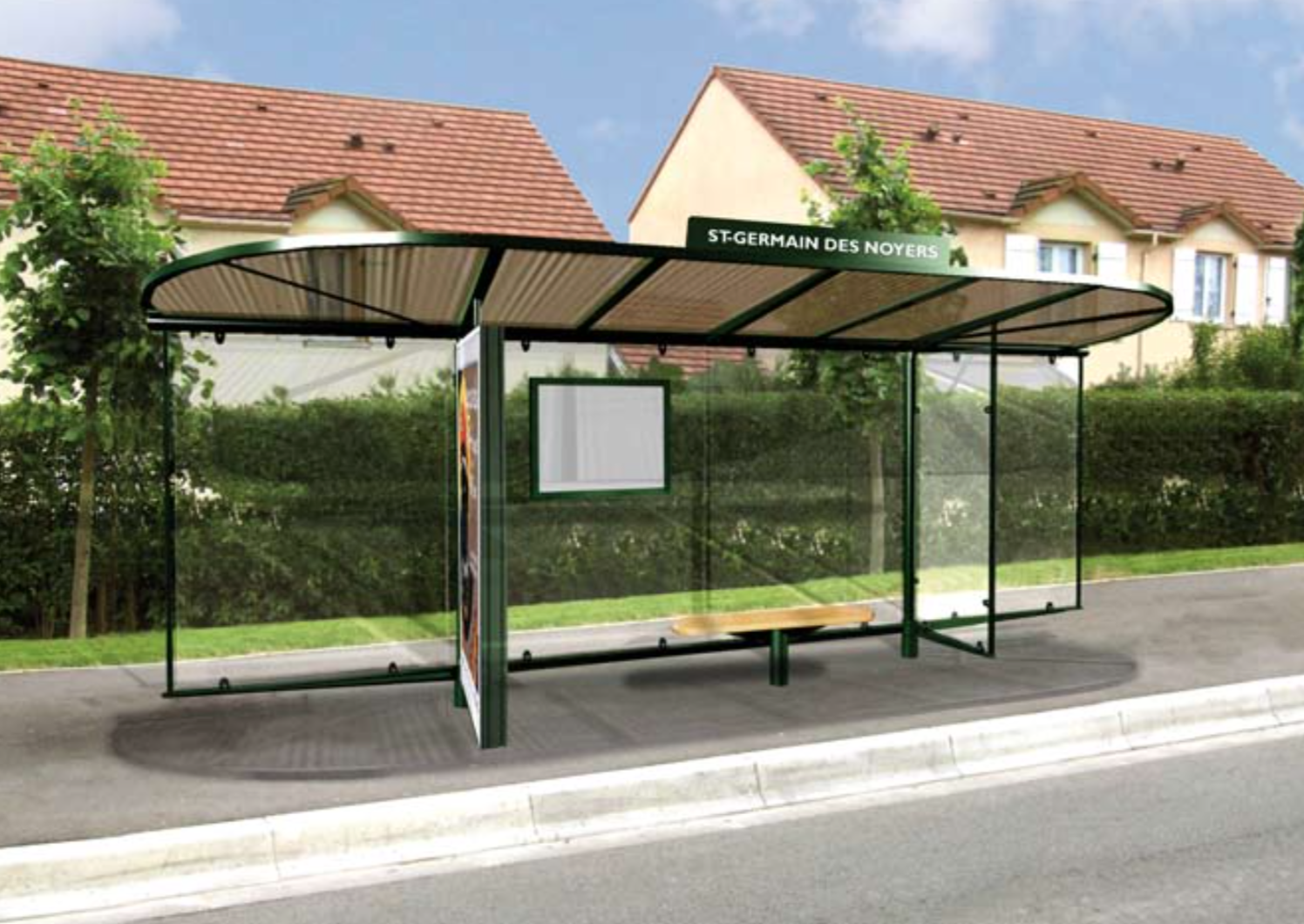 Abri bus Héritage 6,4m