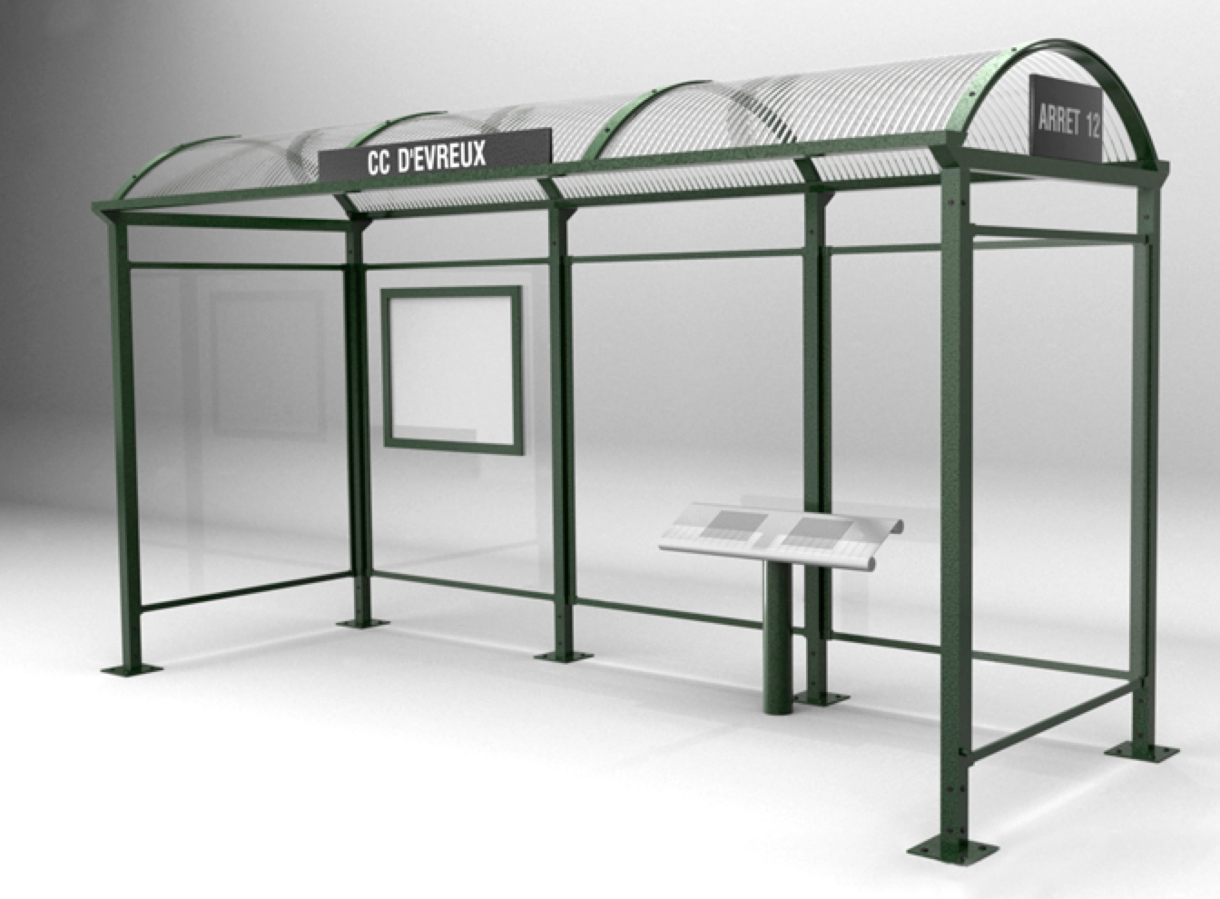 Abri bus Héritage 4,2m