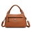 Thumbnail: Luxury 100% Top Layer Cowhide Handbag Solid Color Designer Brand Women'S Crossbo