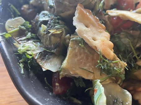 The most beautiful broad bean salad