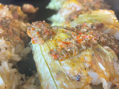 The best stuffed courgette flowers with rice