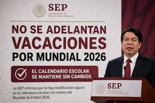 SEP ratifica el calendario escolar: las clases concluirán el 15 de julio