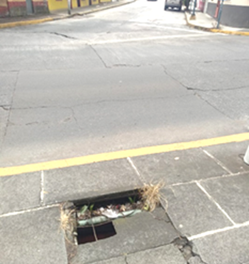 Reporte de tapa en mal estado