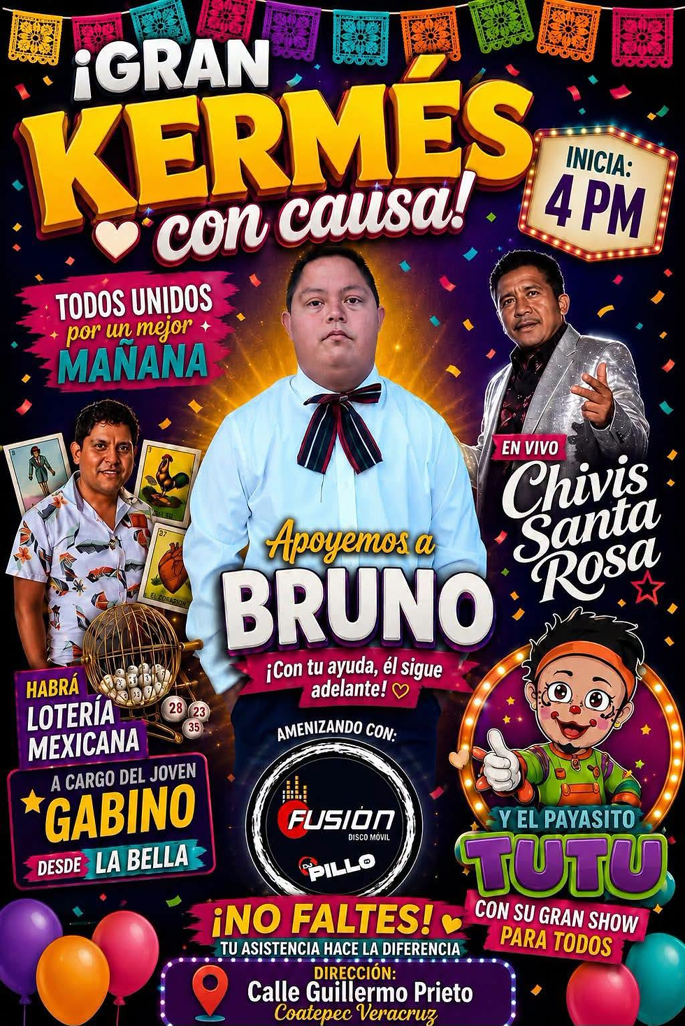Coatepec se une para apoyar a Bruno Ortíz