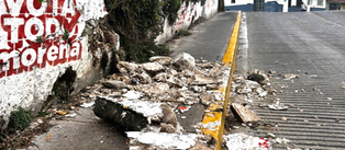 Colapsa barda tras intensas lluvias Urgen medidas de prevención