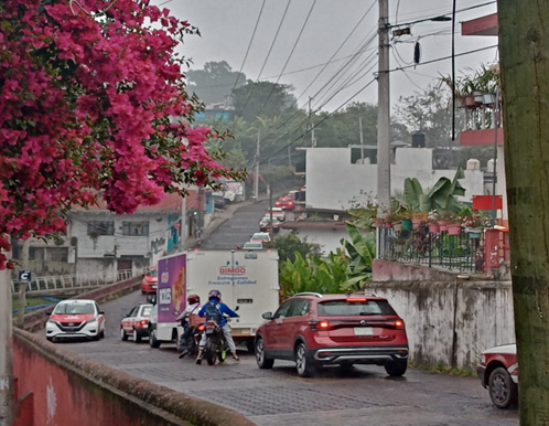 EL TRÁFICO, ALGO QUE SE VE YA CON NORMALIDAD EN COATEPEC