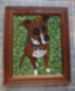 'Lucy' mosaic portrait