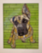 'Bentley' mosaic portrait