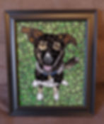 'Jovie' mosaic portrait