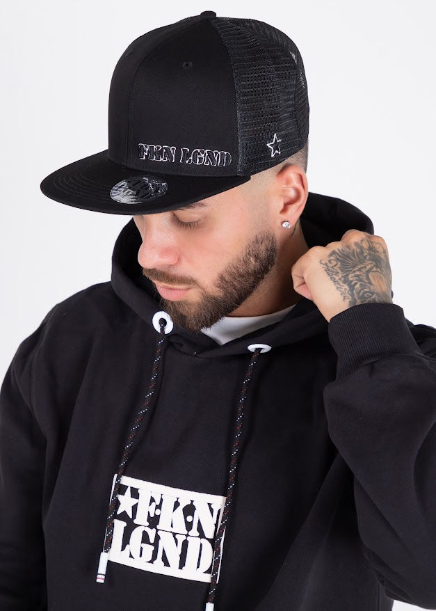 Thumbnail: SNAPBACK CAP - BLACK & WHITE