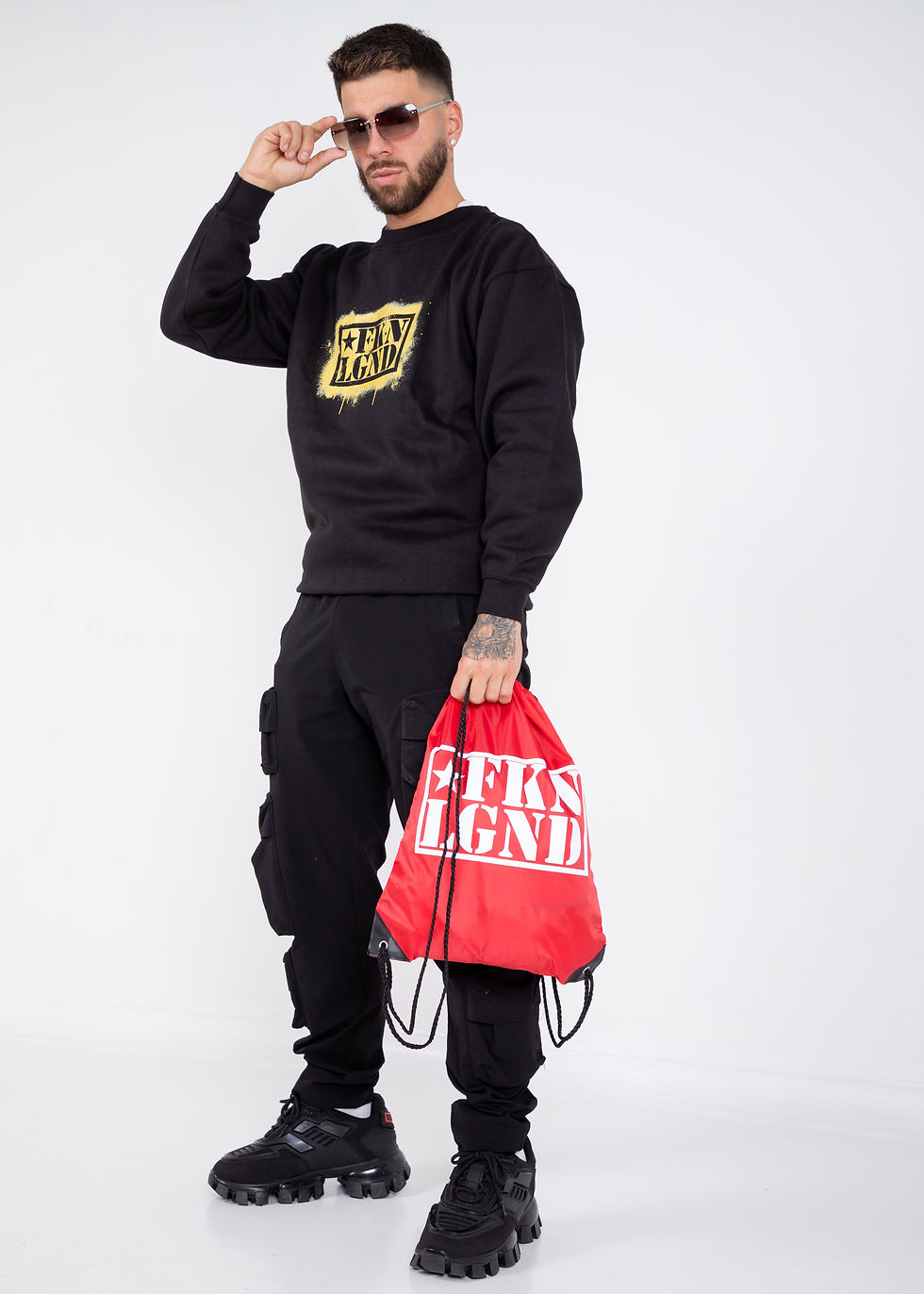 Thumbnail: Gym Sack - Red & White