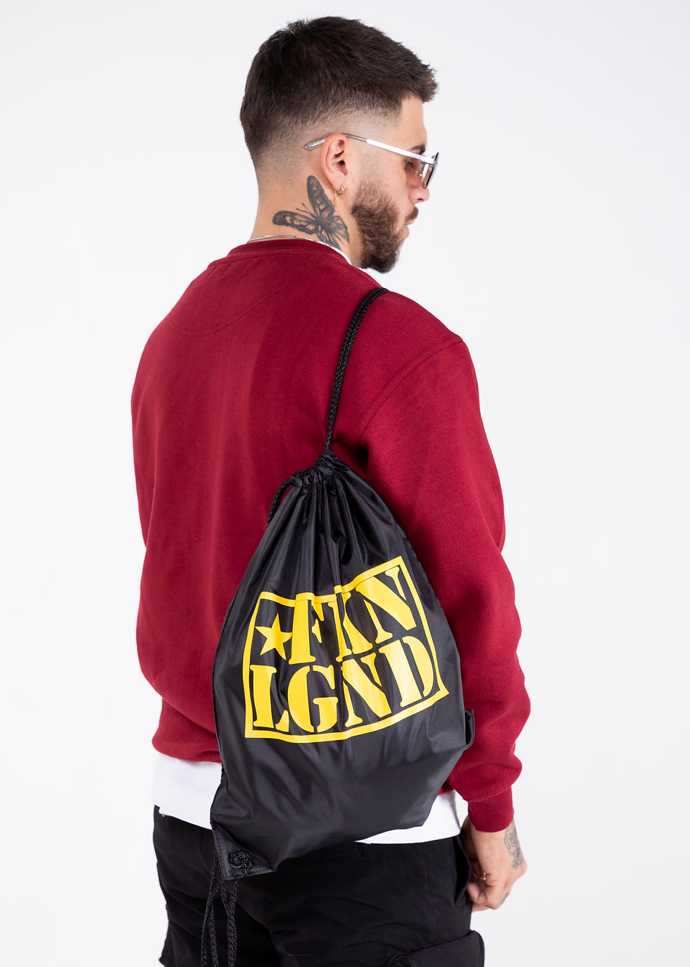 Thumbnail: Gym Sack - Black & Yellow