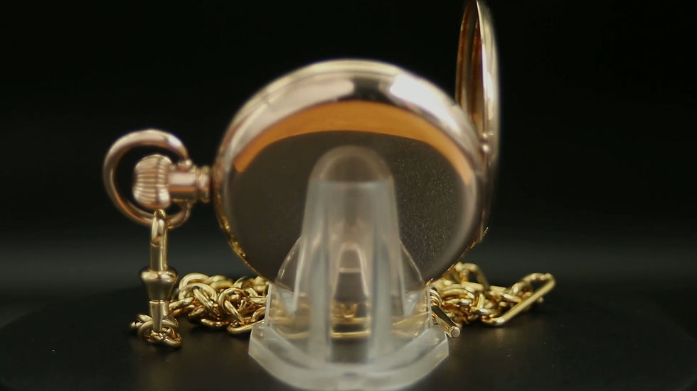 Thumbnail: Beautiful Antique Waltham 17J  Gold Filled Full Hunter Pocket Watch