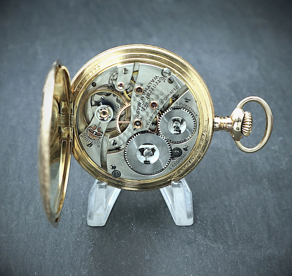 Thumbnail: Waltham 21 Jewel 16s Full Hunter Pocket Watch