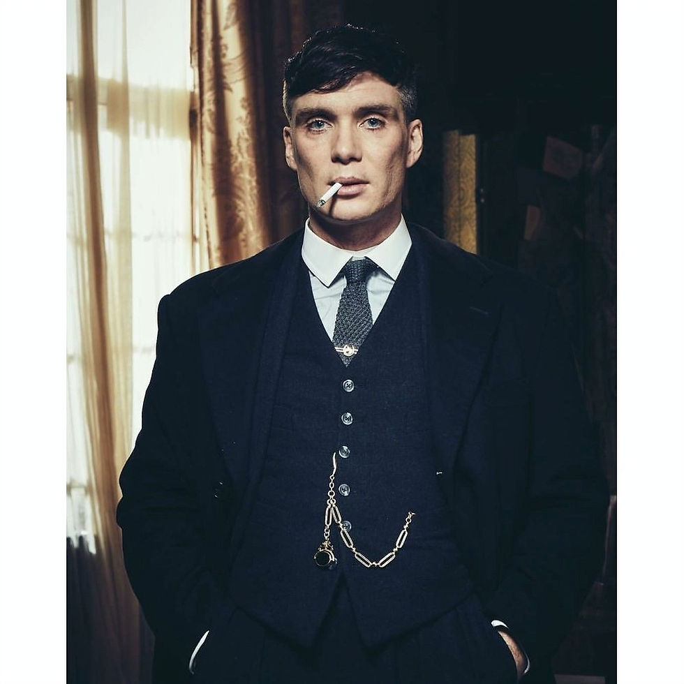 Thumbnail: 14k Gold Plated Trombone Pocket Watch Albert Chain - Peaky Blinders