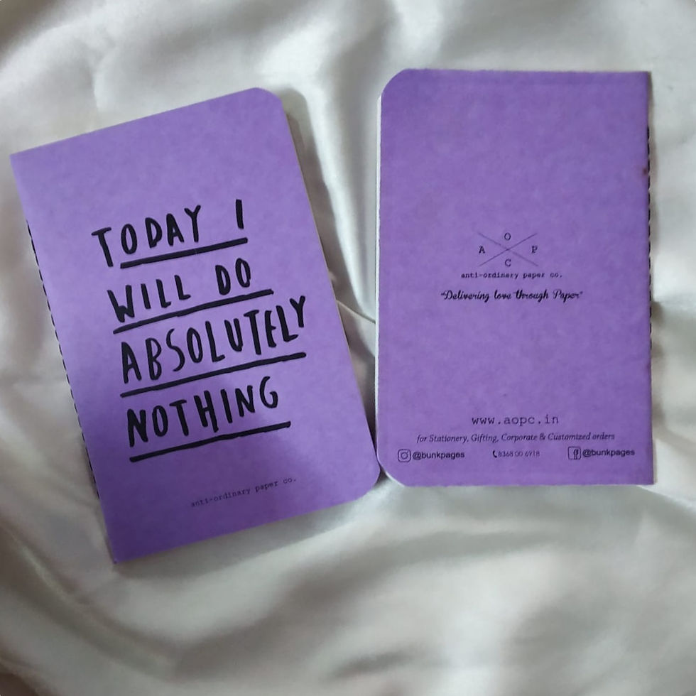 Absolutely Nothing Pocket Diary