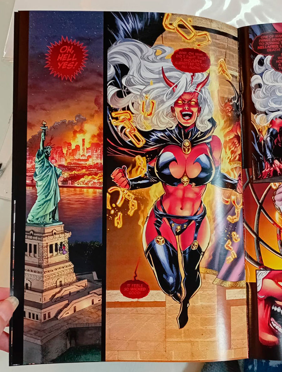 Thumbnail: Hellwitch Lady Death Hellgasm #1 Pearl Cover