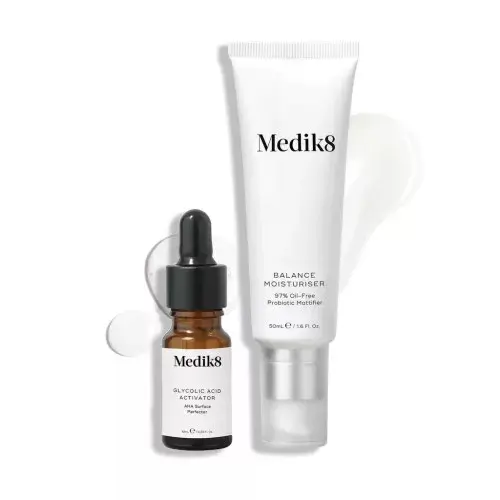 Medik8 Balance Moisturiser with Glycolic Acid Activator 50+10 ml Зволожуючий кре