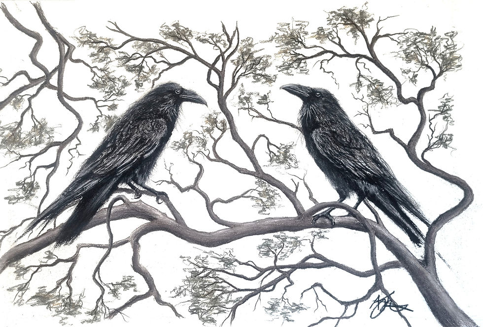 Crows amongst the Branches II