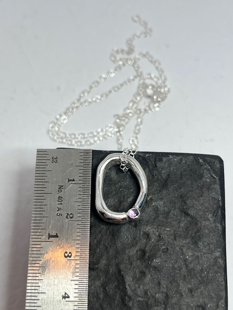 Thumbnail: Pebble and Stone Pendant (Medium)
