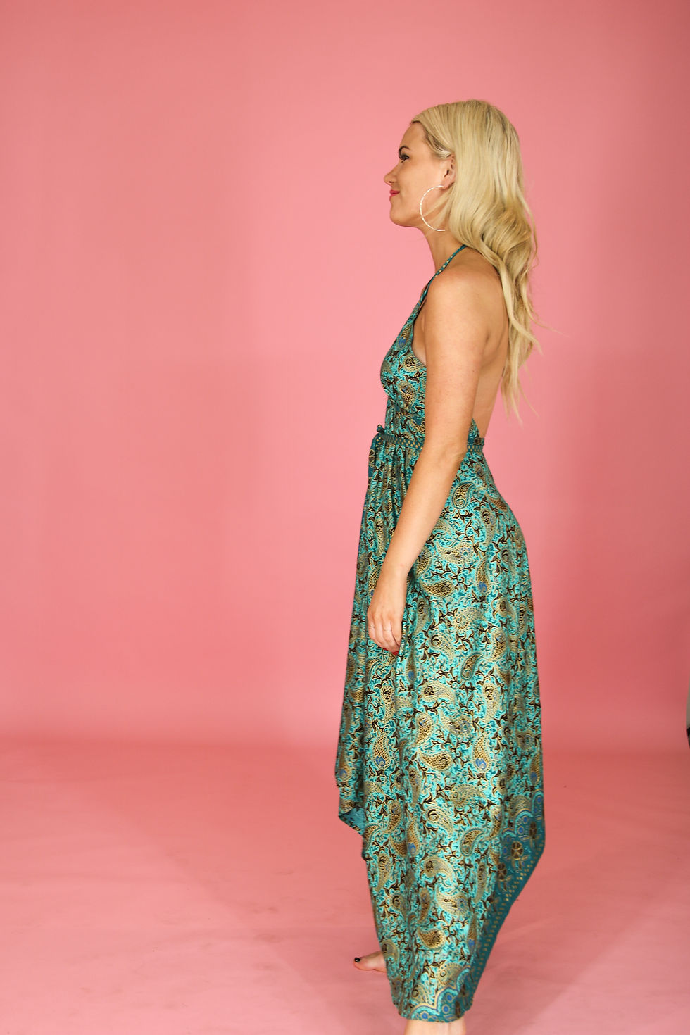 Thumbnail: Bali Swing Dress - Teal