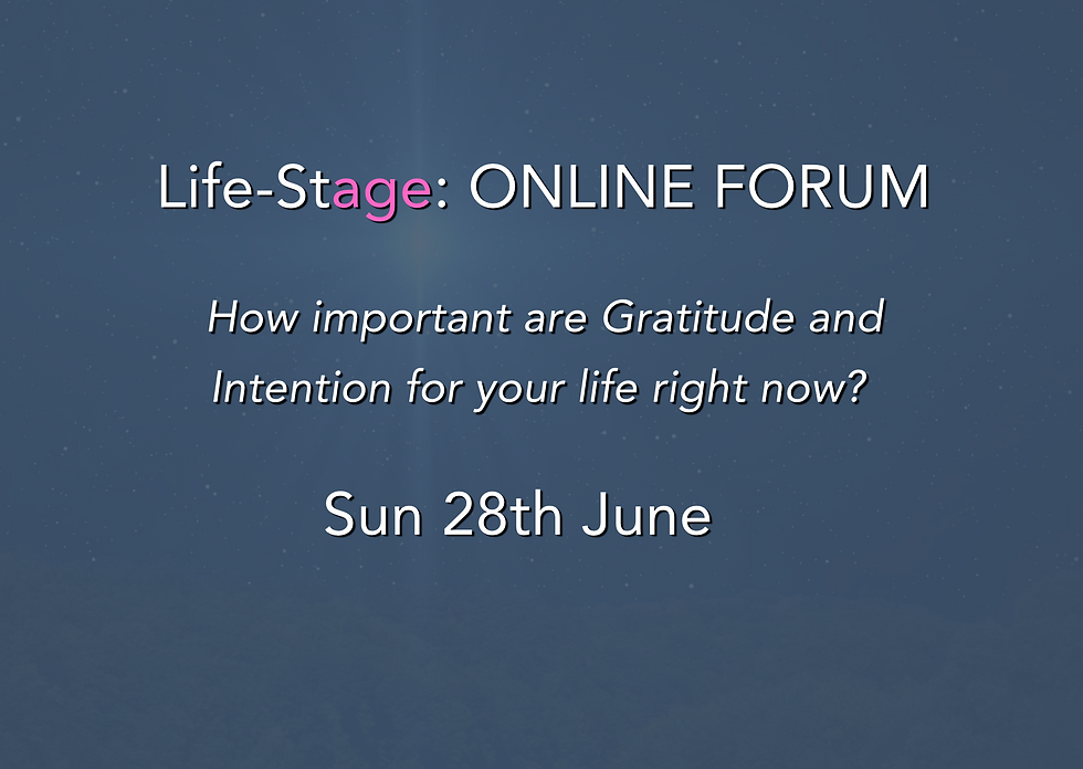 LIFE-STAGE: Online Forum - Sun. 28th June