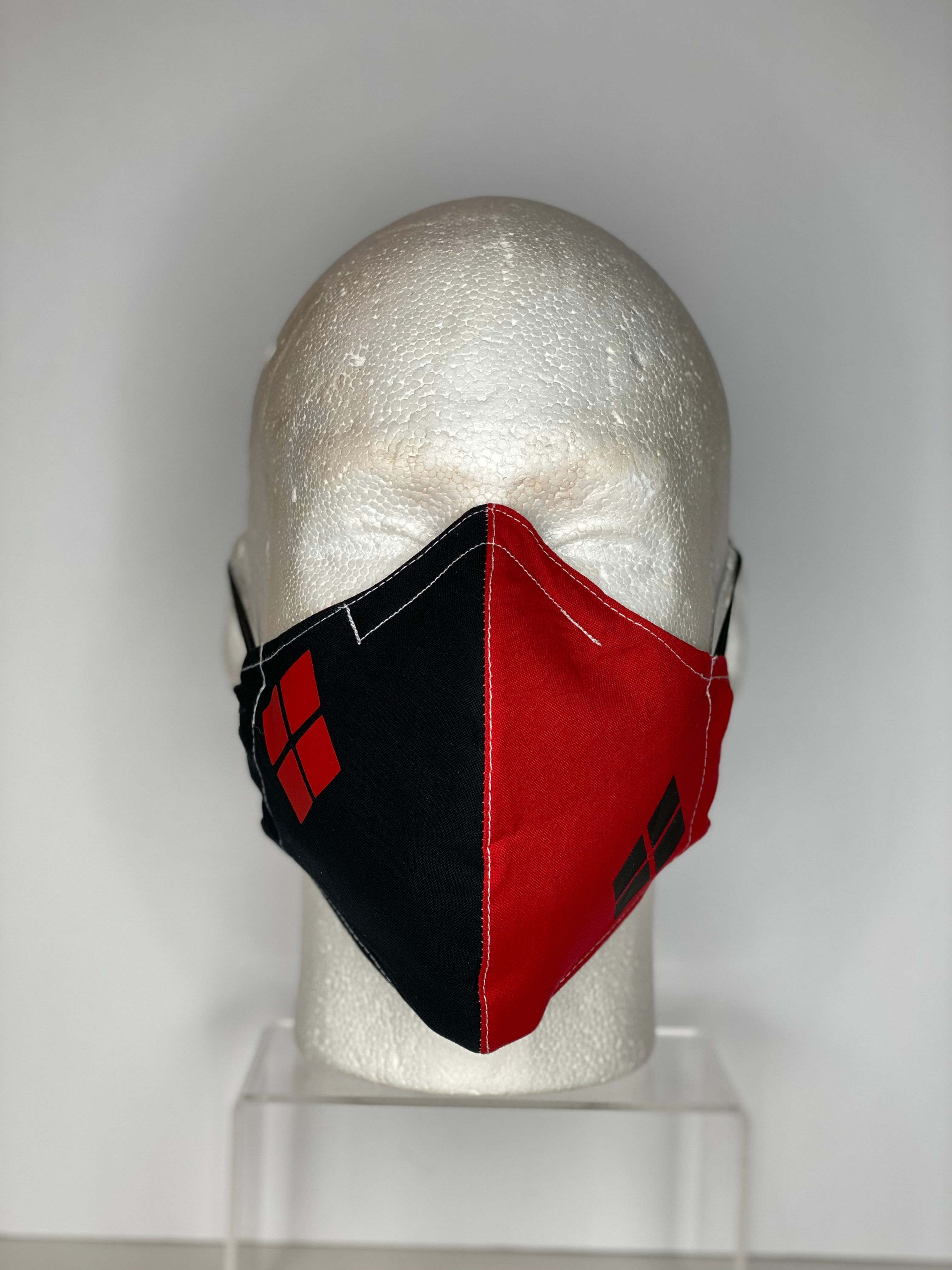Classic Harley Quinn Inspired Mask