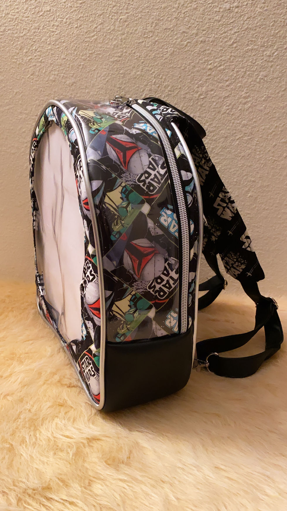 Thumbnail: Mandalorian handmade Mini Pin Backpack ONE OF A KIND