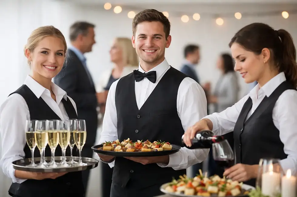 Servicepersonal für Firmenfeiern mieten