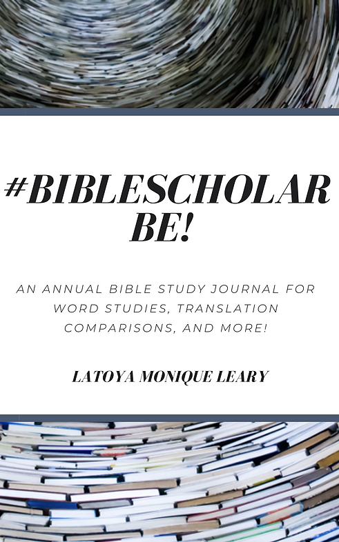 #BibleScholar Be! Book Cover