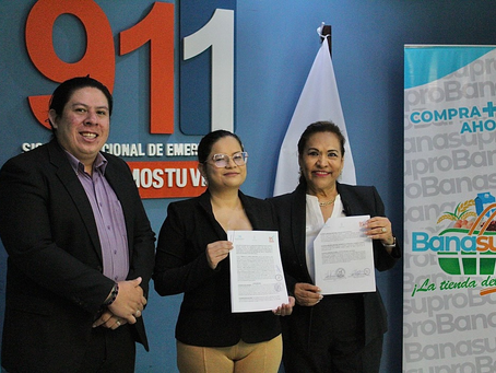 BANASUPRO firma convenio con el Sistema Nacional de Emergencias 911