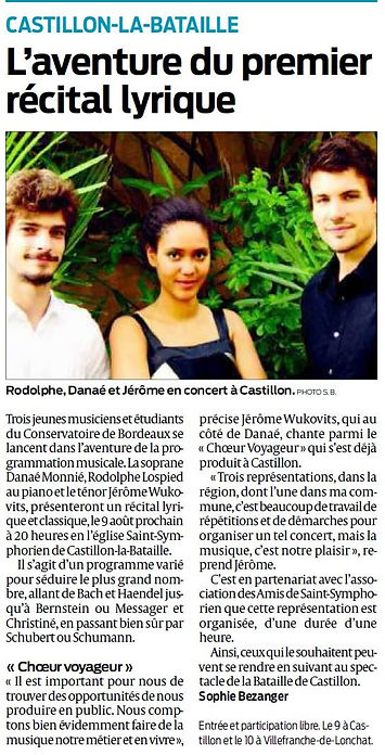 Danaé Monnié, Jérôme Wukovitz, Rodolphe Lospied