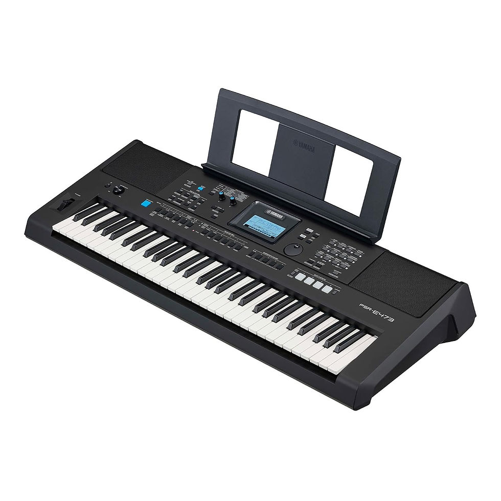 Thumbnail: Yamaha PSR-E473 Keyboard With Gig Bag; Stand; Dust Cover & Power Adapter Combo
