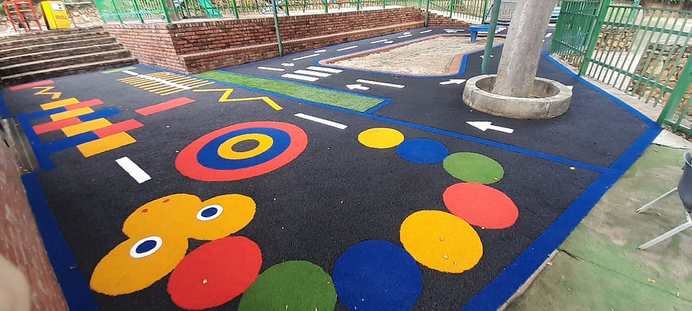 best wet pour rubber surfacing for schools in South Africa