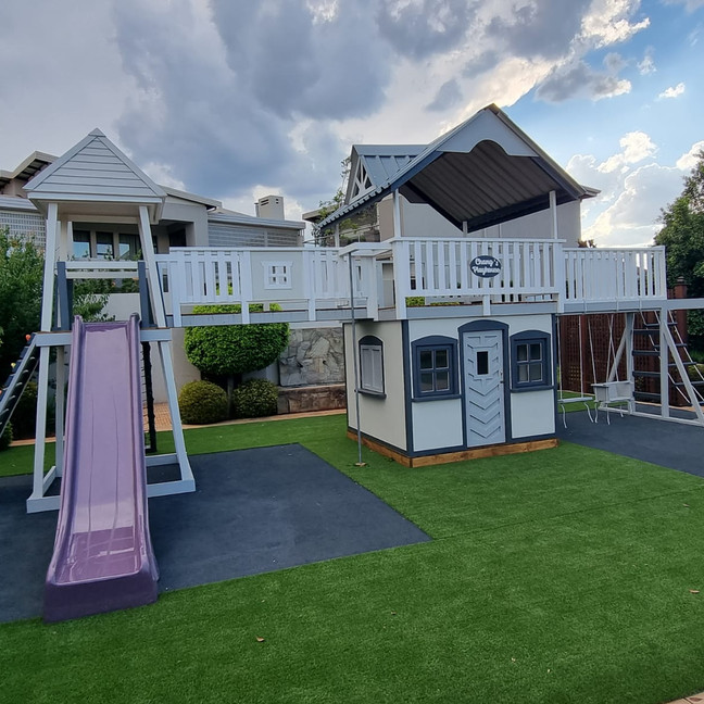 Elegant play area that matches the house