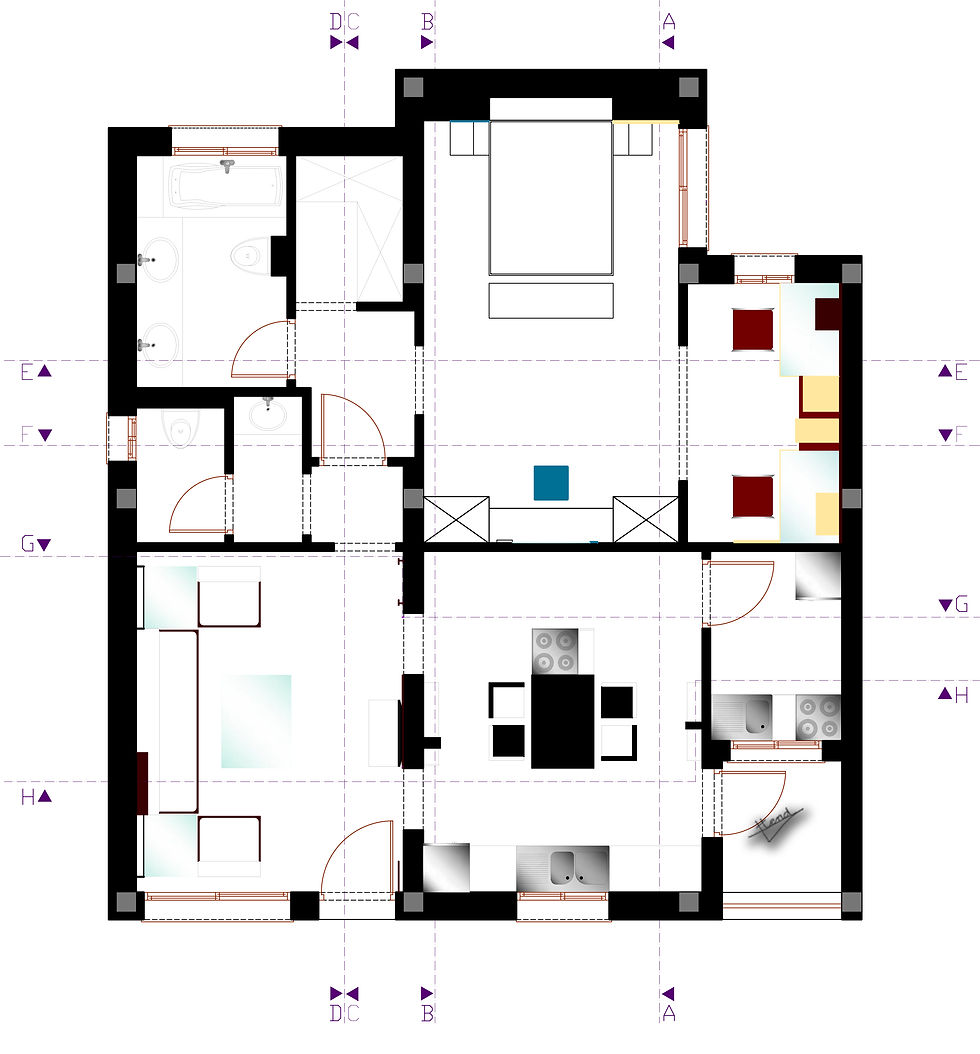 plan aménagement perforé