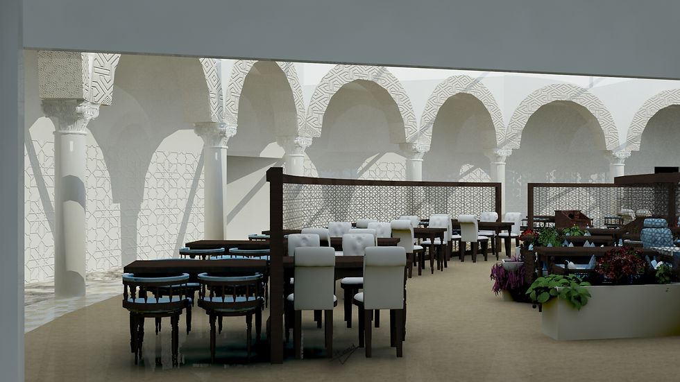 3D : restaurant