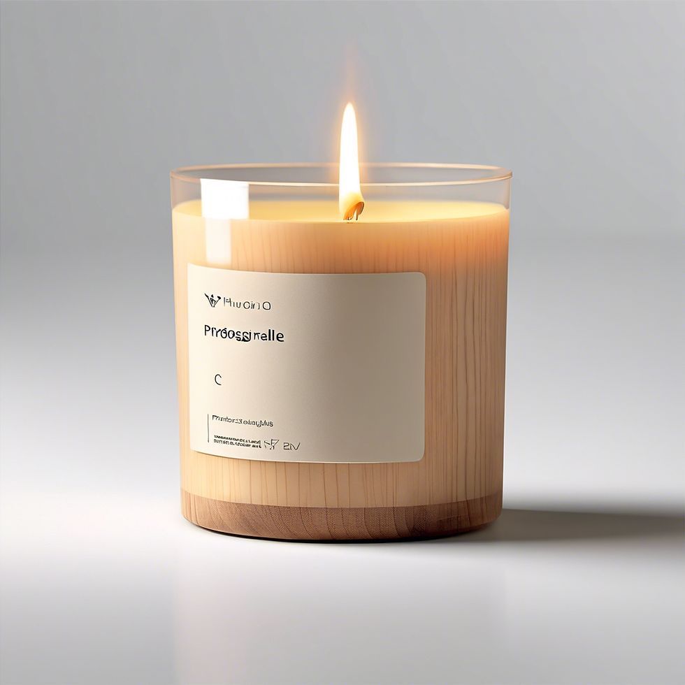 Vela Aromática de Madera