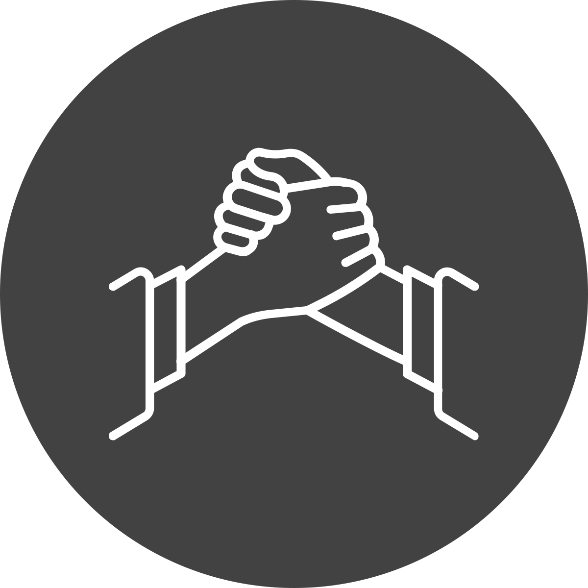 Handshake icon on Scarborough Junior Cricket Club website