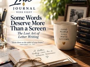 THE INK JOURNAL | WEEK EIGHT