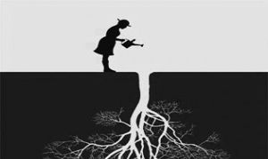 immagine simbolica di una spiritualità dal basso