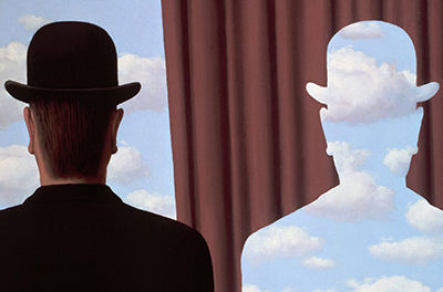 immagine di un quadro di Magritte